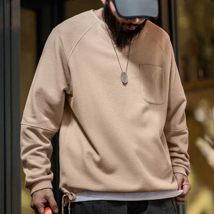 Gary | Wafelgebreide Sweater voor Heren