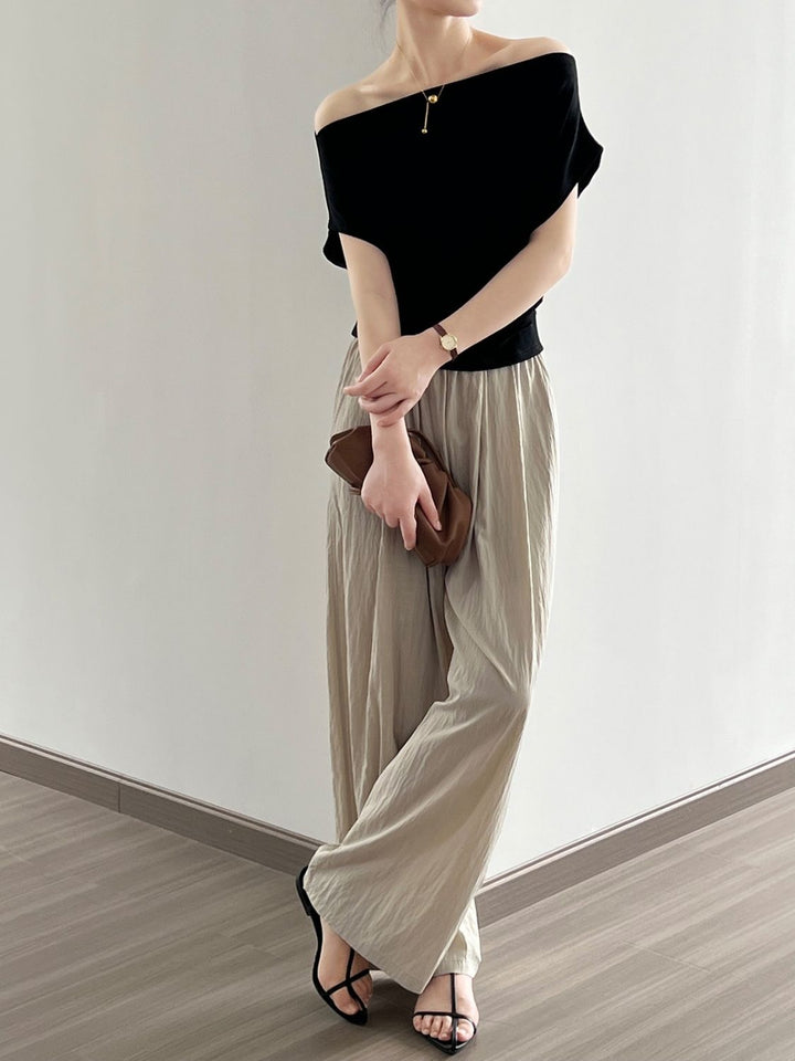 Georgia | Stijlvolle Off-Shoulder Top met Elegante Pasvor