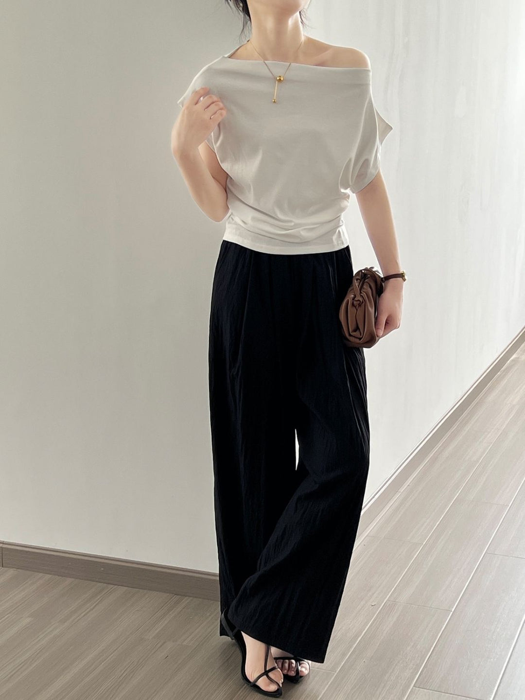 Georgia | Stijlvolle Off-Shoulder Top met Elegante Pasvor