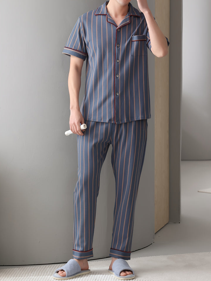 Gerald | Heren Pyjama Set met Strepen
