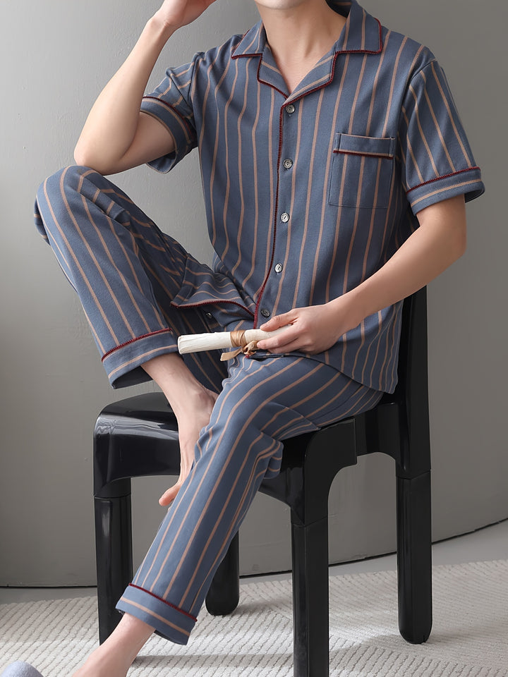 Gerald | Heren Pyjama Set met Strepen