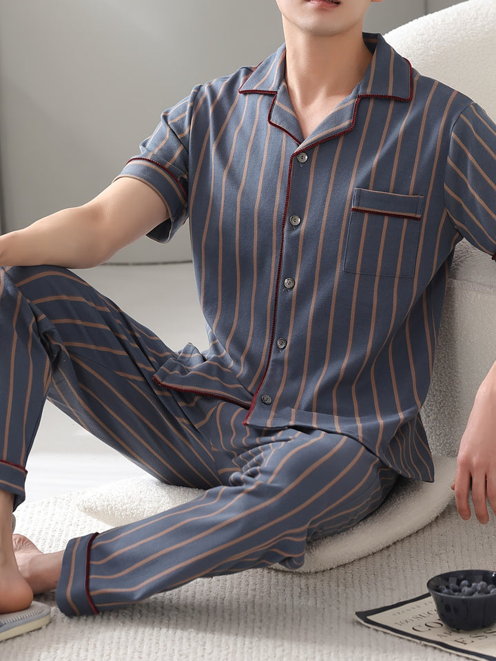 Gerald | Heren Pyjama Set met Strepen