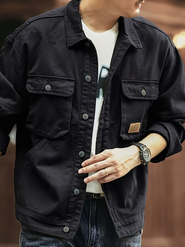 Giovanni | Vintage Werkjack voor Heren - Stijlvol & Comfortabel