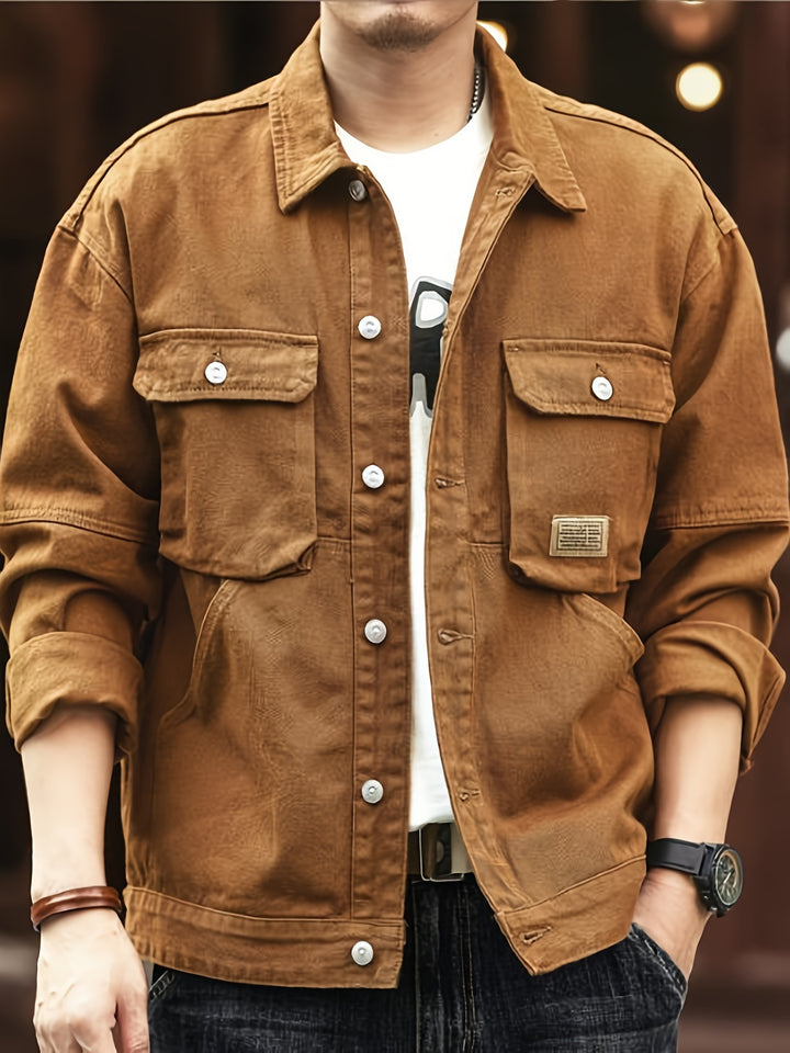 Giovanni | Vintage Werkjack voor Heren - Stijlvol & Comfortabel