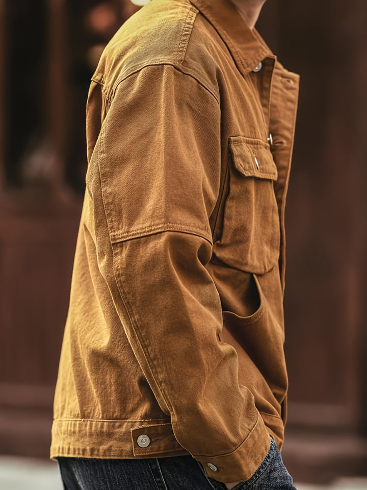 Giovanni | Vintage Werkjack voor Heren - Stijlvol & Comfortabel