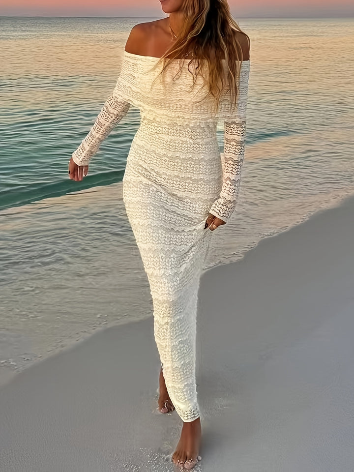 Grace | Elegante Off-Shoulder Kantjurk