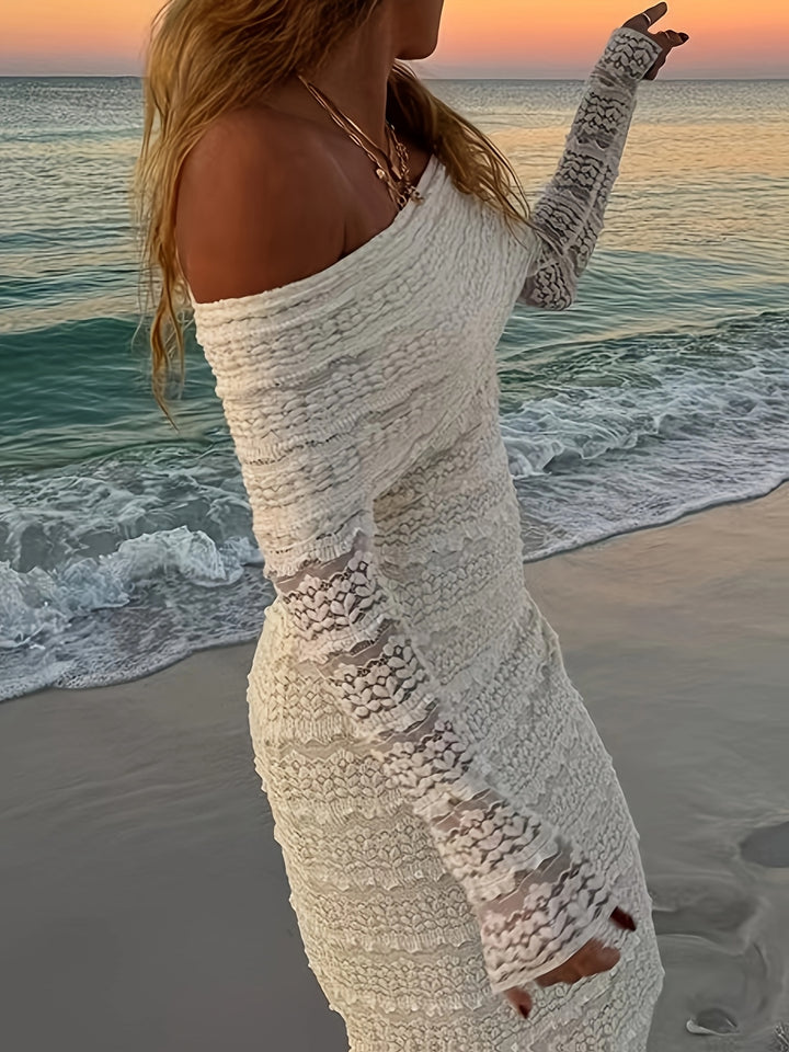 Grace | Elegante Off-Shoulder Kantjurk