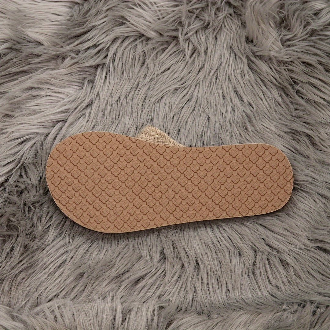 Hannah | Trendy Slip-on Sandalen met Gevlochten Bandjes