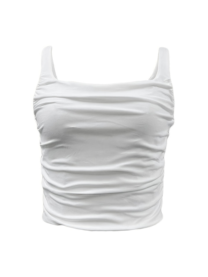Hannah | Zomerse Croptop met Vierkante Hals voor Dames