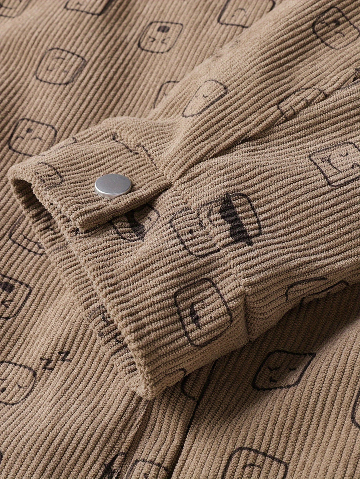 Herbert | Casual Jack met Cartoonprint – Stijlvol en Comfortabel