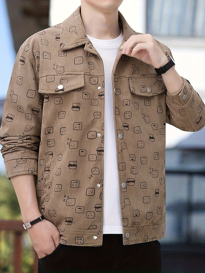 Herbert | Casual Jack met Cartoonprint – Stijlvol en Comfortabel
