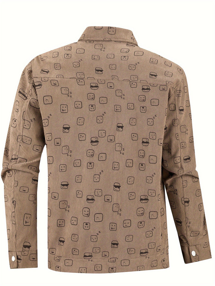 Herbert | Casual Jack met Cartoonprint – Stijlvol en Comfortabel