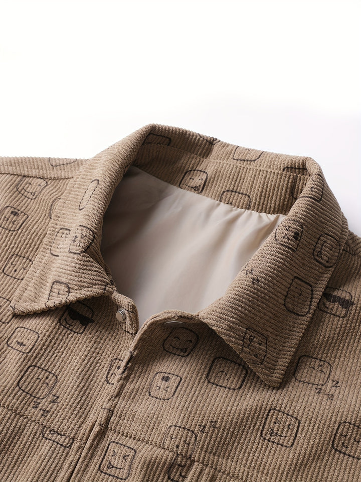 Herbert | Casual Jack met Cartoonprint – Stijlvol en Comfortabel