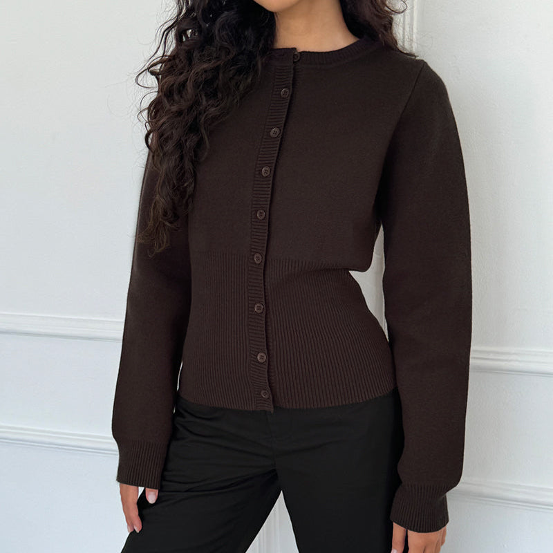 Hilde | Elegant Geribbeld Vest met Getailleerde Pasvorm