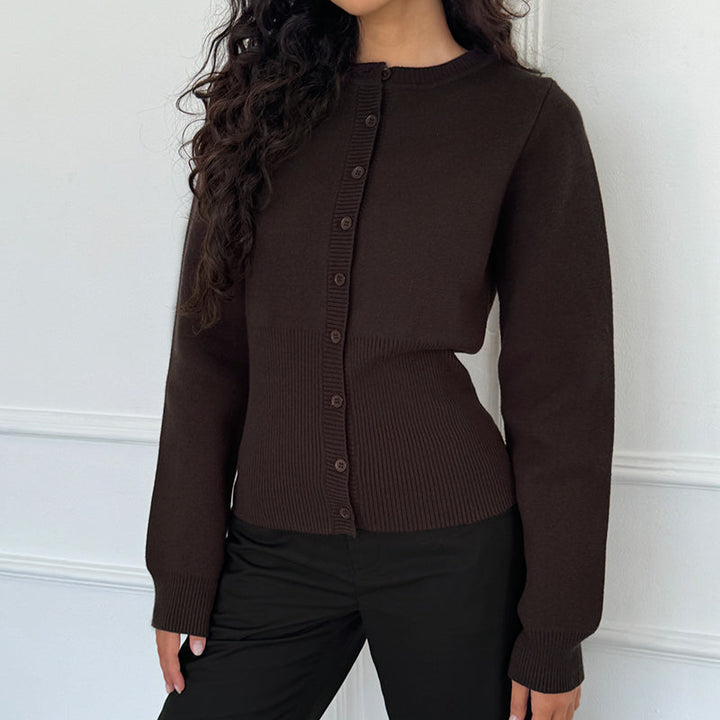 Hilde | Elegant Geribbeld Vest met Getailleerde Pasvorm