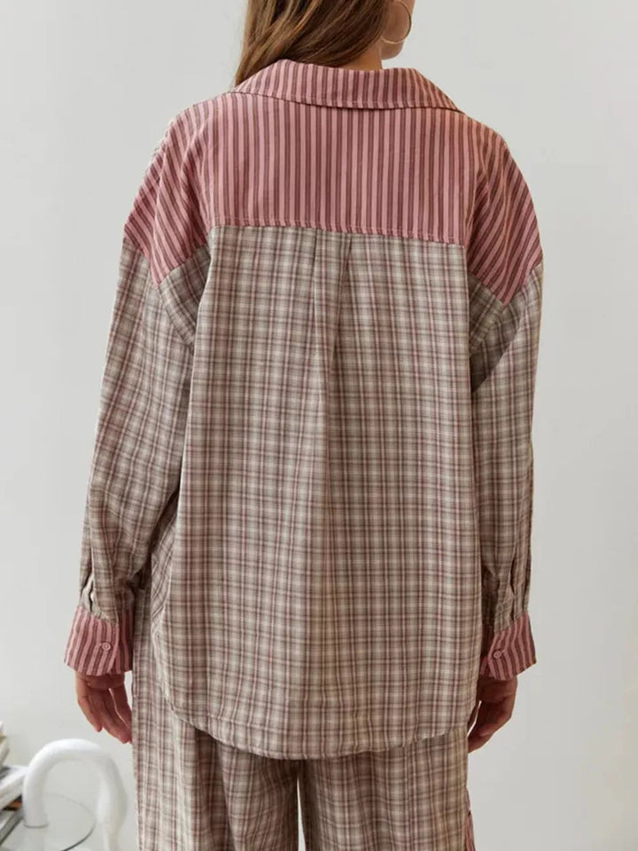 Ineke | Luxe Tweedelige Pyjama Set met Comfortabele Pasvorm