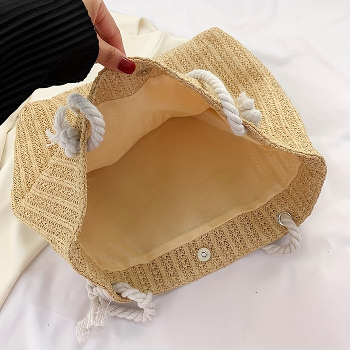 Isabella | Grote Geweven Strandtas
