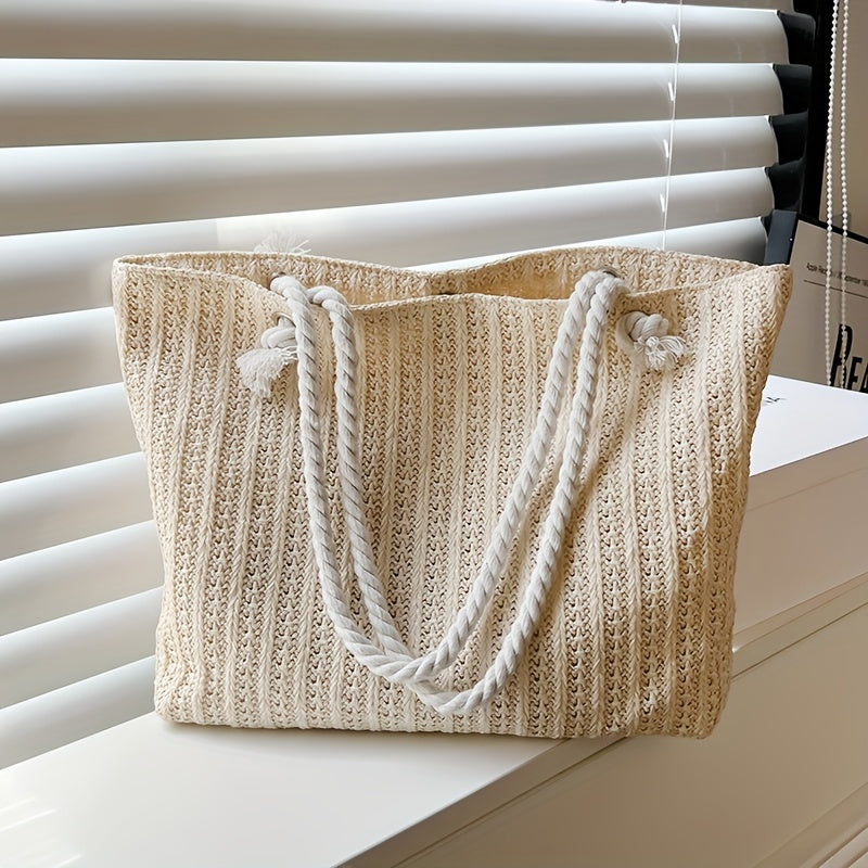 Isabella | Grote Geweven Strandtas