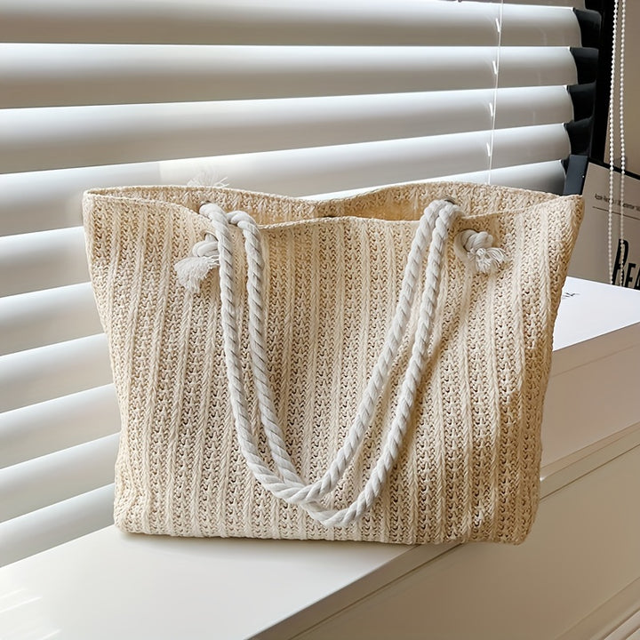 Isabella | Grote Geweven Strandtas