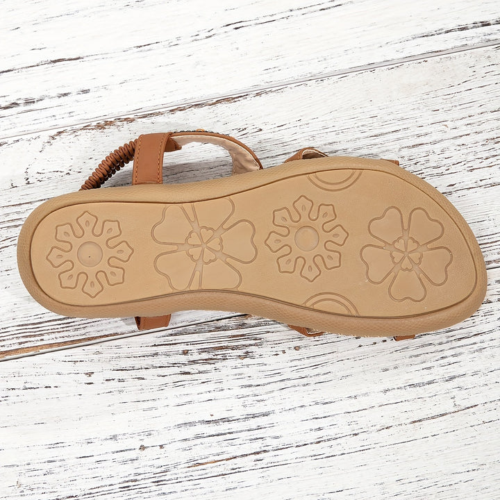 Ivy | Boho Sandalen met Strass en Etnische Details