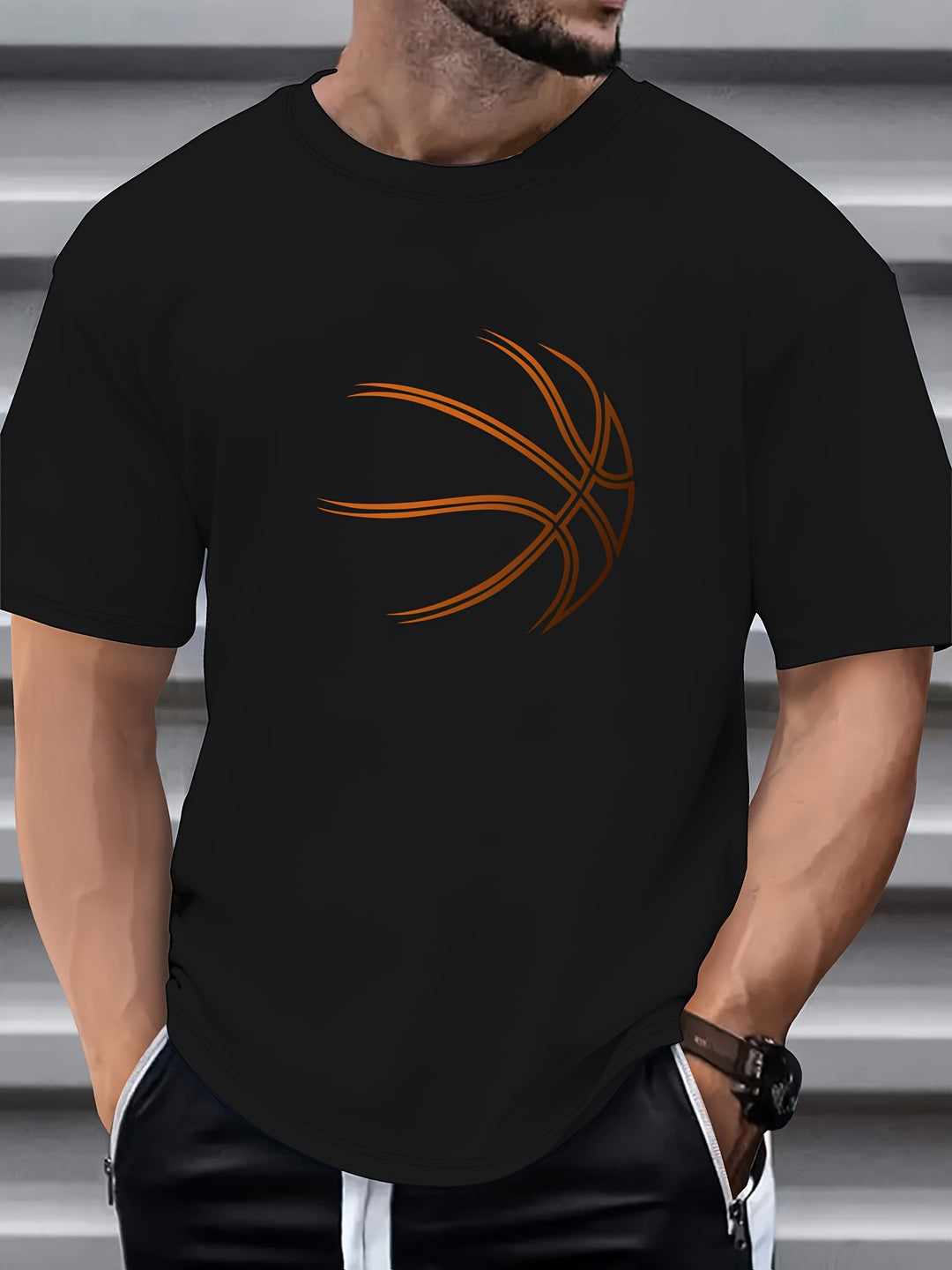 Jack | Heren Basketball Print T-shirt