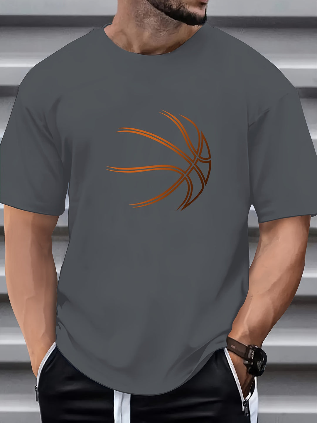 Jack | Heren Basketball Print T-shirt
