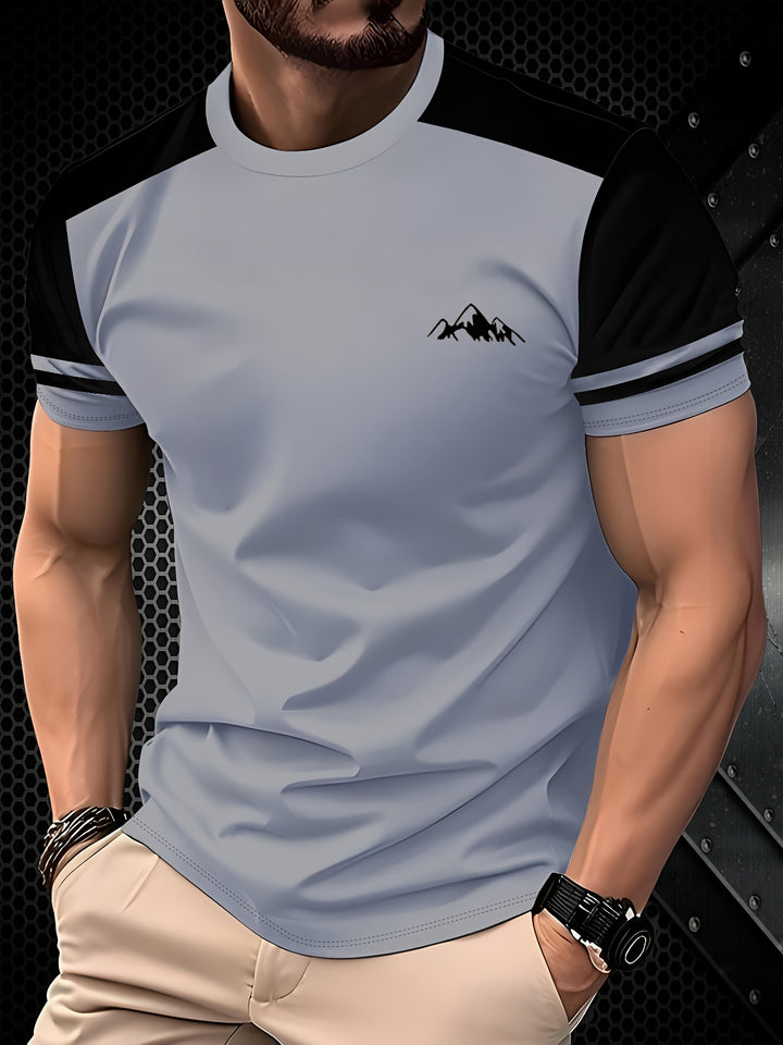 Jacob | Stijlvol Heren T-shirt in Geel/Zwart