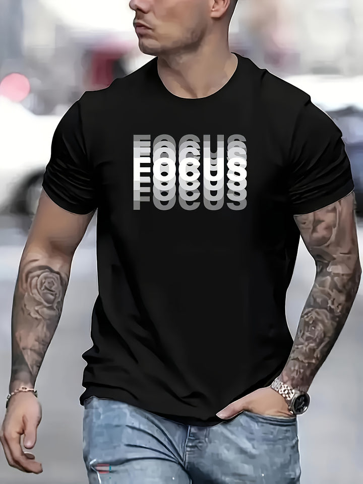 James | Focus Graphic T-shirt voor Mannen