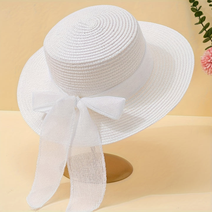 Jasmine | Elegante Zomerhoed met Speelse Strik voor Dames