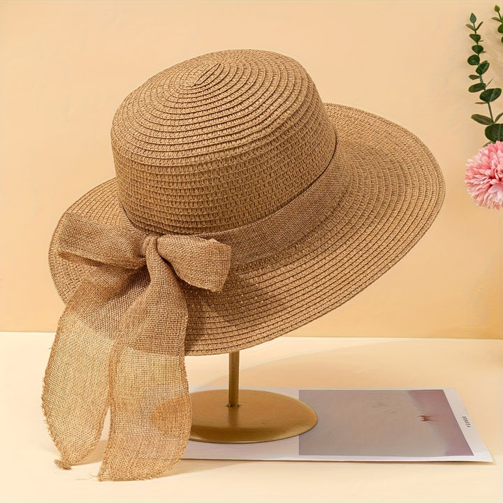 Jasmine | Elegante Zomerhoed met Speelse Strik voor Dames