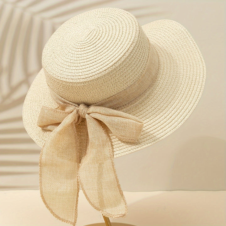 Jasmine | Elegante Zomerhoed met Speelse Strik voor Dames