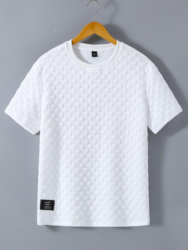 Jason | Casual Witte T-shirt voor Mannen