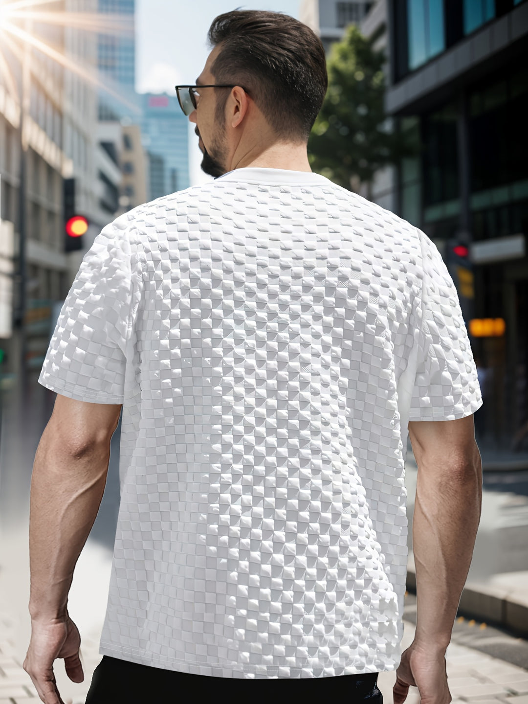 Jason | Casual Witte T-shirt voor Mannen