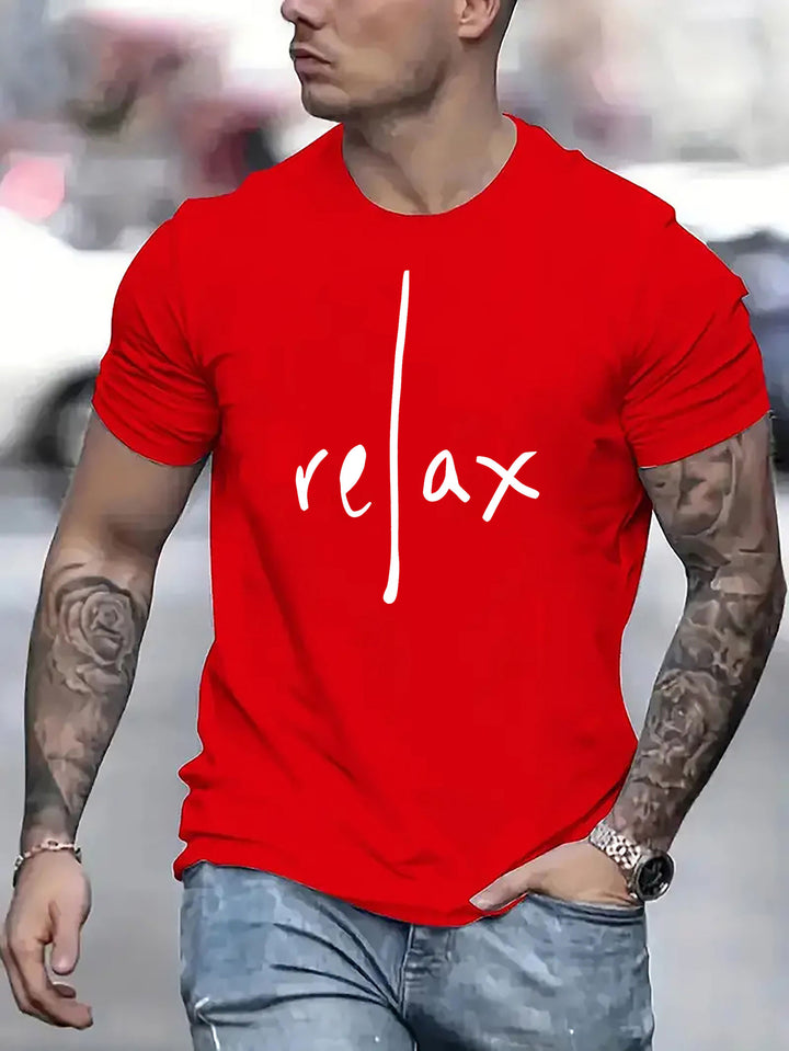 Jason | Heren Casual T-Shirt met Relax Print - Stijlvol en Comfortabel