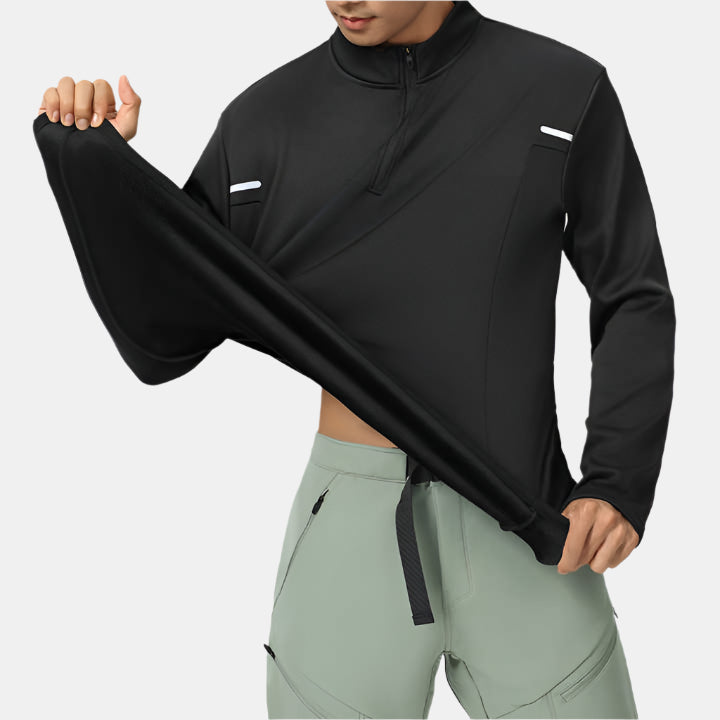 Jeroen | Winter Sportief Fleece Sweatshirt met Reflectieve Accenten