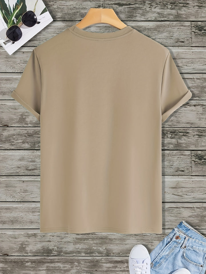 Joel | Heren T-Shirt met Bergbeklimmen Print - Casual en Ademend