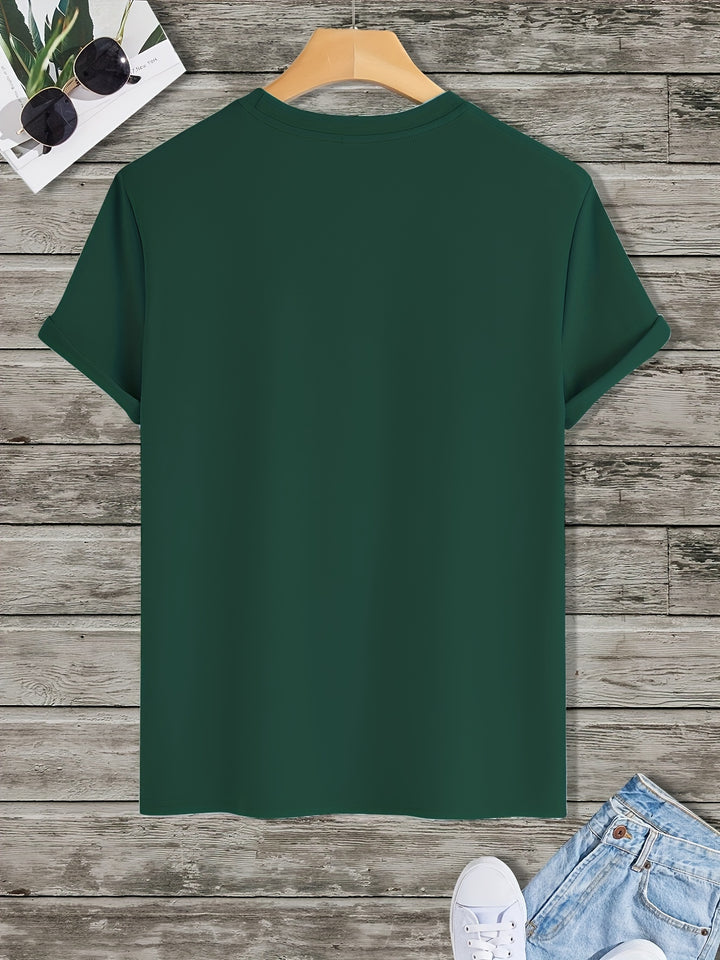 Joel | Heren T-Shirt met Bergbeklimmen Print - Casual en Ademend