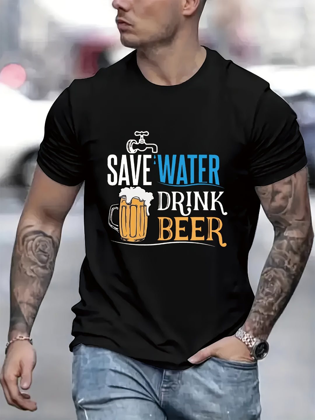 Jonathan | Save Water Drink Beer T-shirt