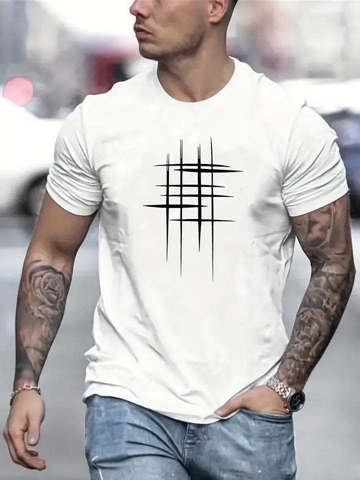 Julian | Casual Grafisch T-shirt voor Mannen