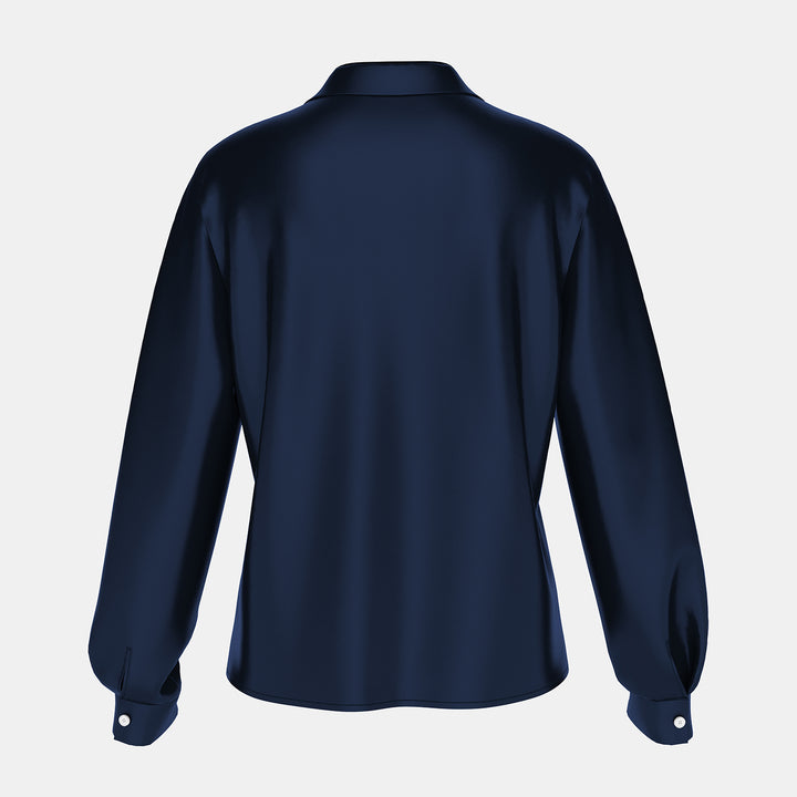 Kaitlyn | Luxe Satijnen Blouse met Elegante Pasvorm