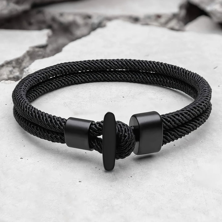 Kayden | Stoere Gevlochten Armband met Minimalistisch Sluiting
