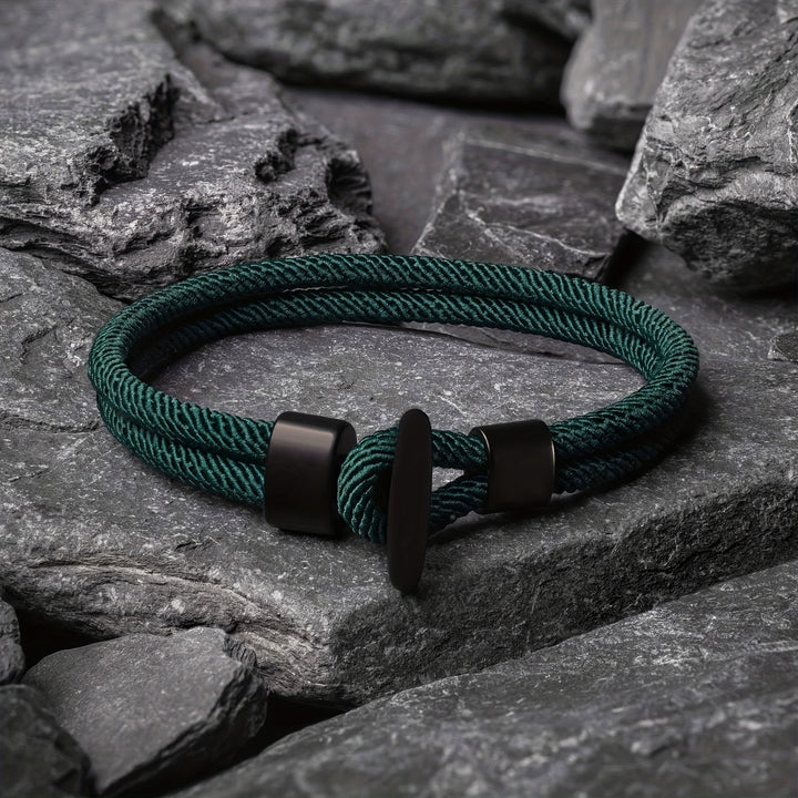 Kayden | Stoere Gevlochten Armband met Minimalistisch Sluiting