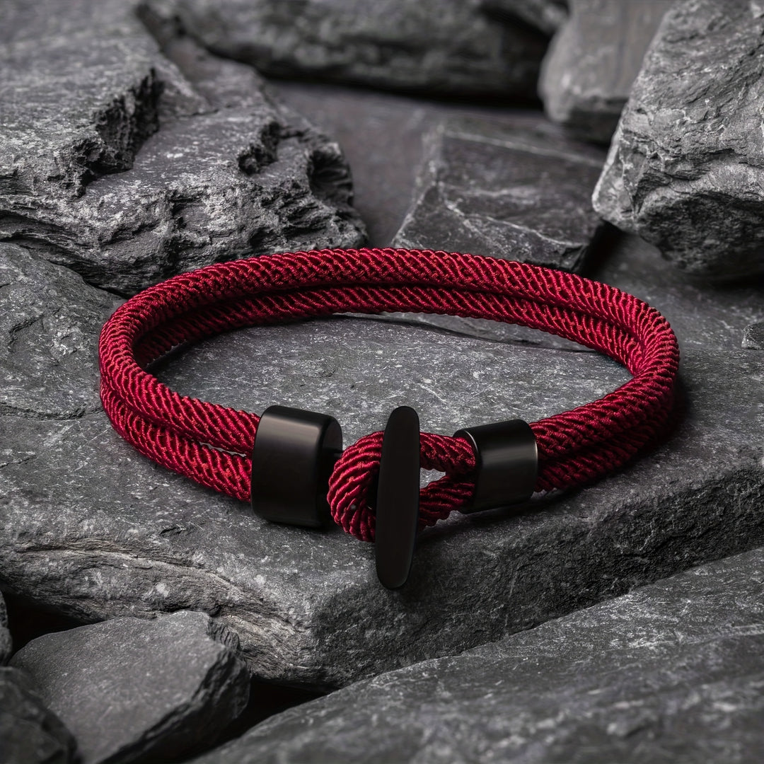Kayden | Stoere Gevlochten Armband met Minimalistisch Sluiting