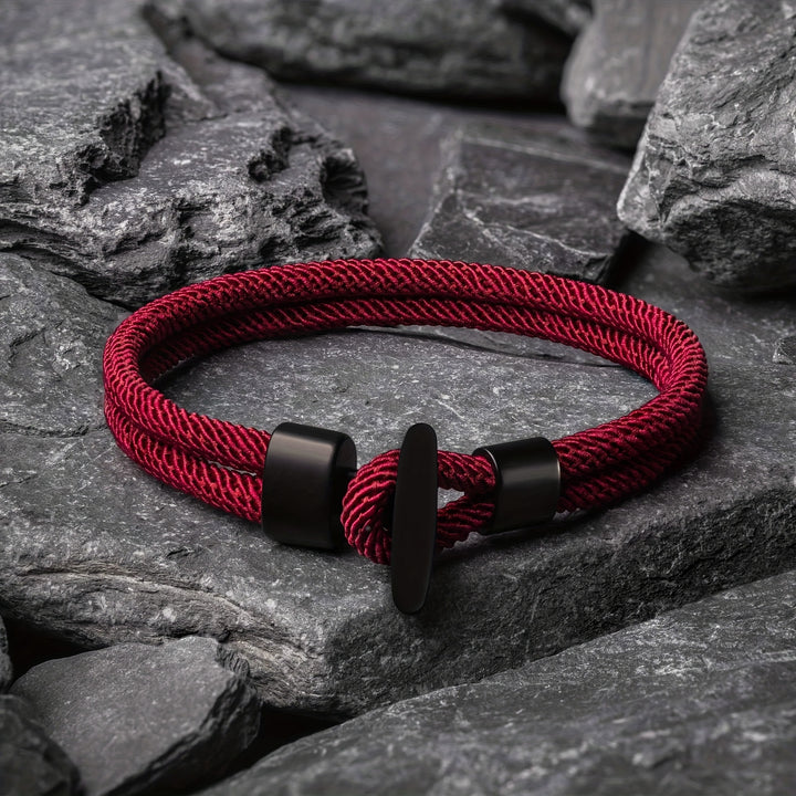 Kayden | Stoere Gevlochten Armband met Minimalistisch Sluiting