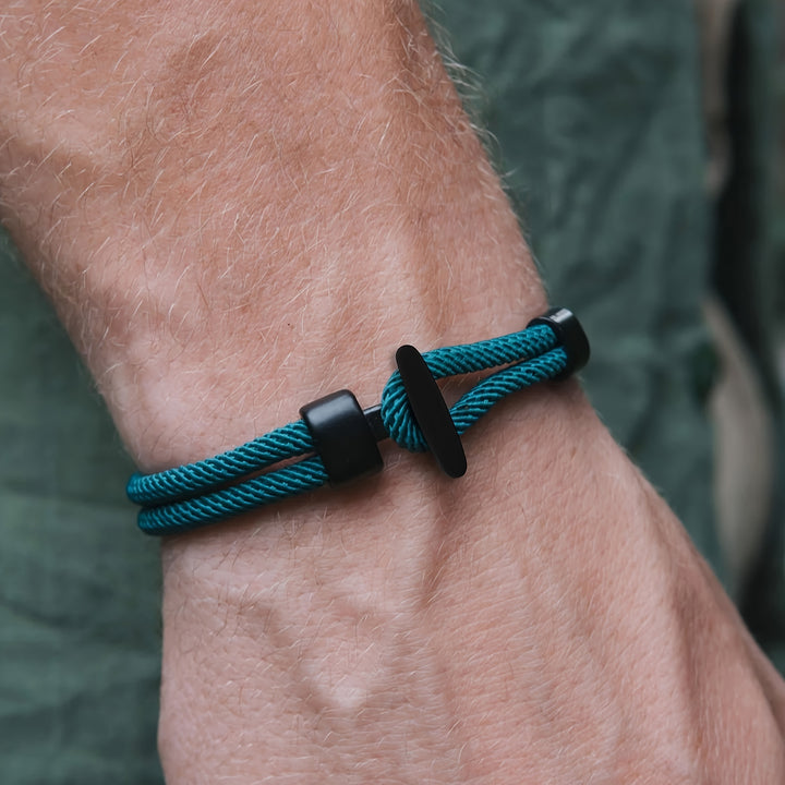 Kayden | Stoere Gevlochten Armband met Minimalistisch Sluiting