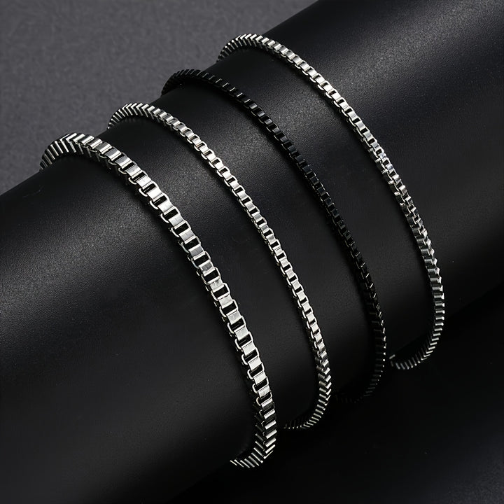 Kevin | Stijlvolle Armbanden Set voor Mannen - 4-Delig Stapelbaar Design