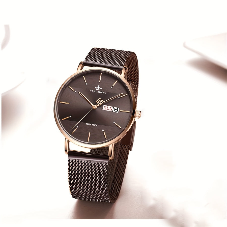 Kian | Stijlvolle Herenhorloge met Datumweergave