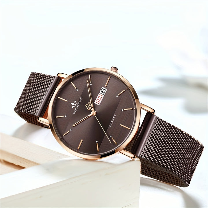 Kian | Stijlvolle Herenhorloge met Datumweergave