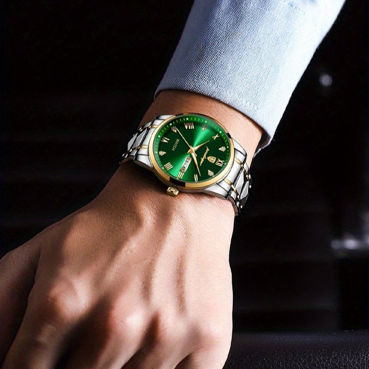 Kyle | Luxe Herenhorloge met Kalender & Luminous Display