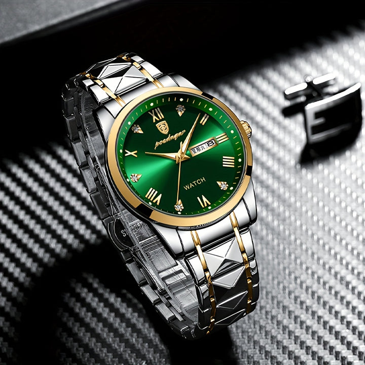 Kyle | Luxe Herenhorloge met Kalender & Luminous Display